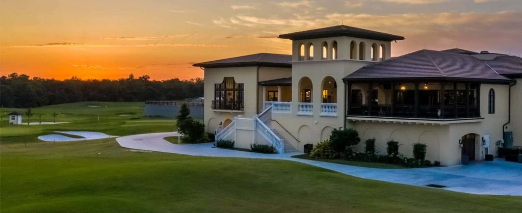 Jack Nicklaus Clubhouse and golf course at The Bear’s Den Resort Orlando