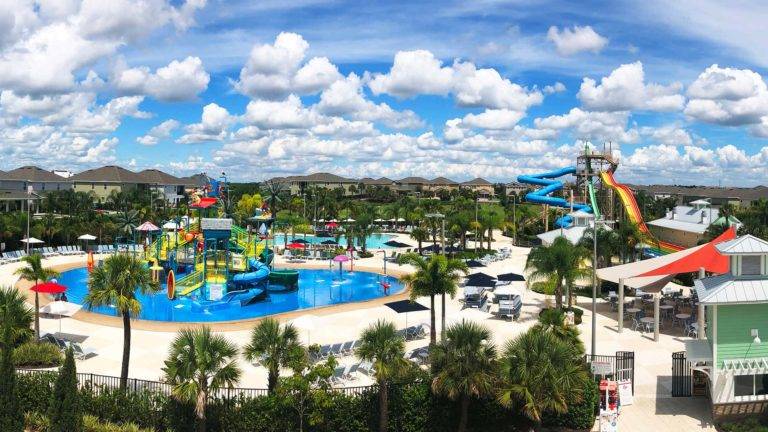 Water park at Encore Resort at Reunion.