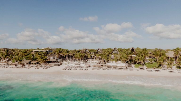 Papaya Playa Project beachfront resort in Tulum, Mexico.