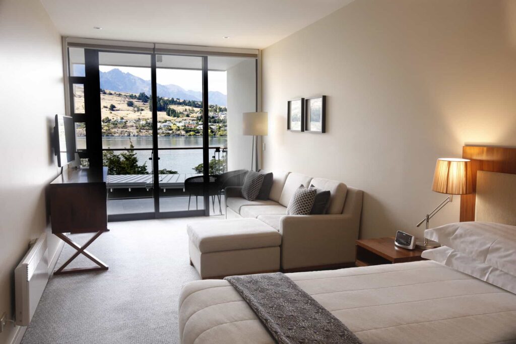 Lake View Hotel Room with balcony access