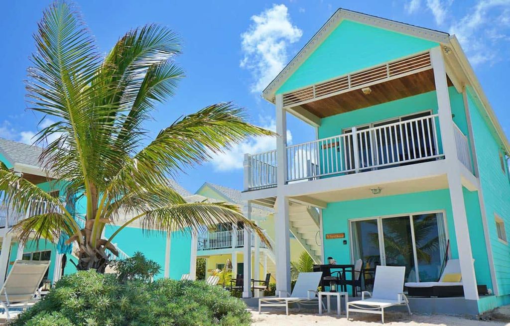 Exterior of a cottage building at the Cottages Grand Cayman
