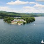 Aerial view of The Sagamore Resort on Green Island